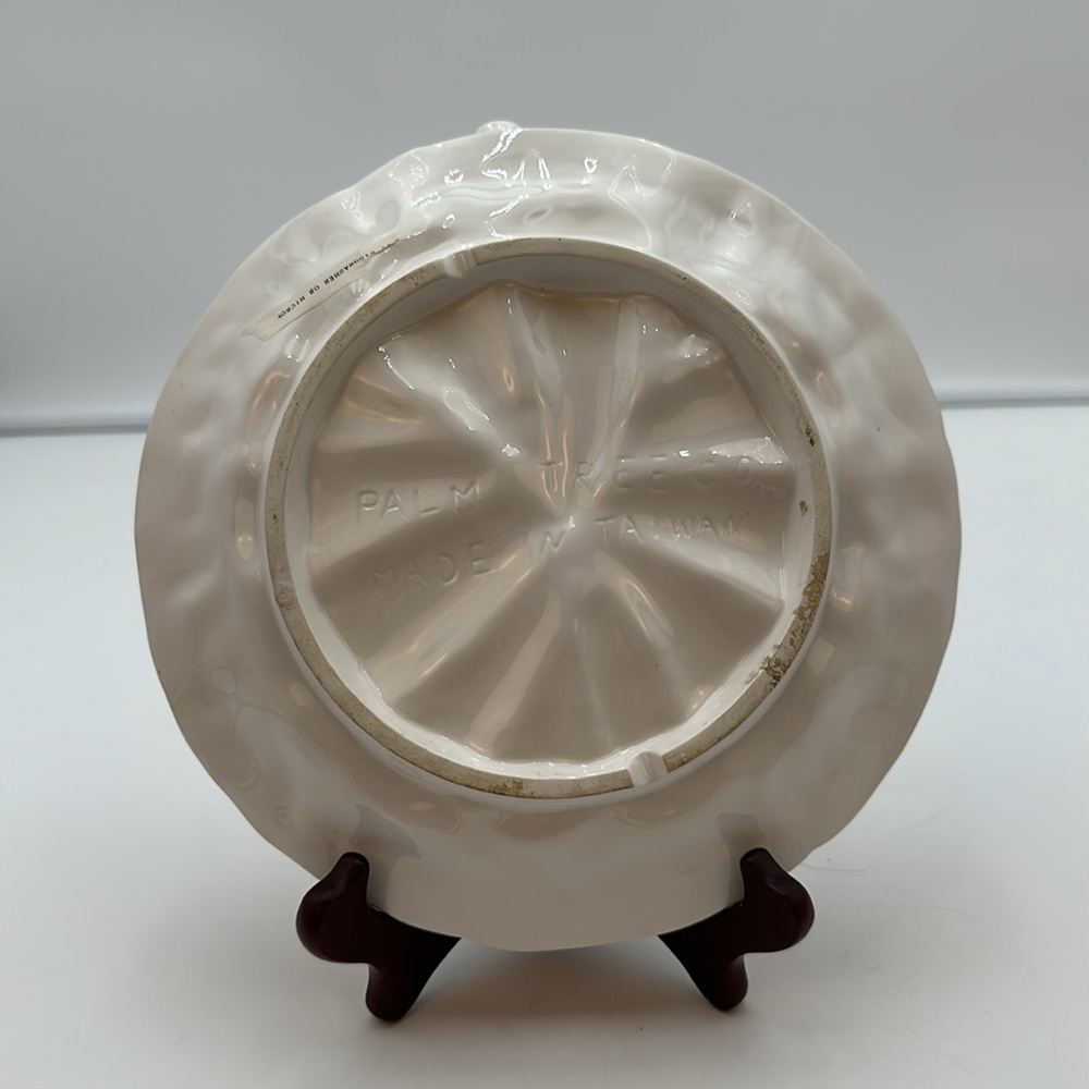 Vintage Palm Tree Company Bunny Carrot Plate Easter Spring Made in Taiwan - Picture 3 of 16